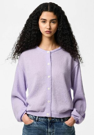 PCIDA LS O-NECK NOOS BC - Kardiganas - pastel lilac