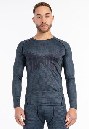 Tapout FUNKTIONS SCHMALE PASSFORM HAZELTON - Langarmshirt - steel blue black