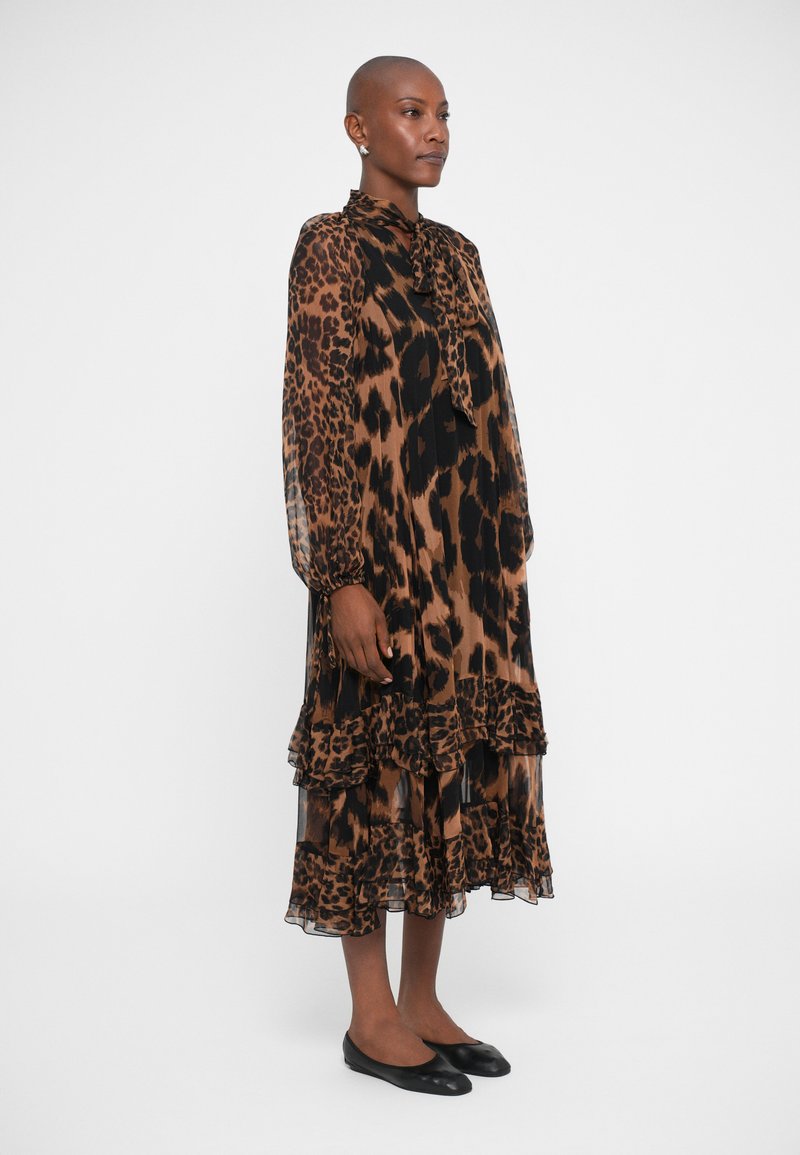 nadine long sleeve midi dress Diane Black Dress