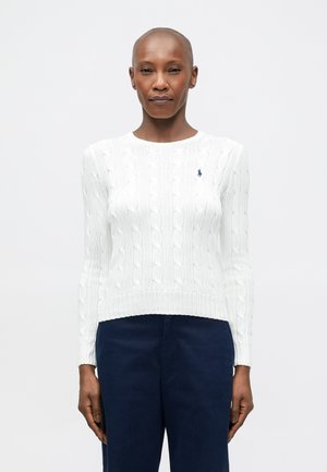JULIANNA LONG SLEEVE PULLOVER - Svetrík - white