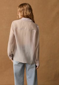 Next TEXTURED LONG SLEEVE - REGULAR FIT - Košilová halenka  - blush pink