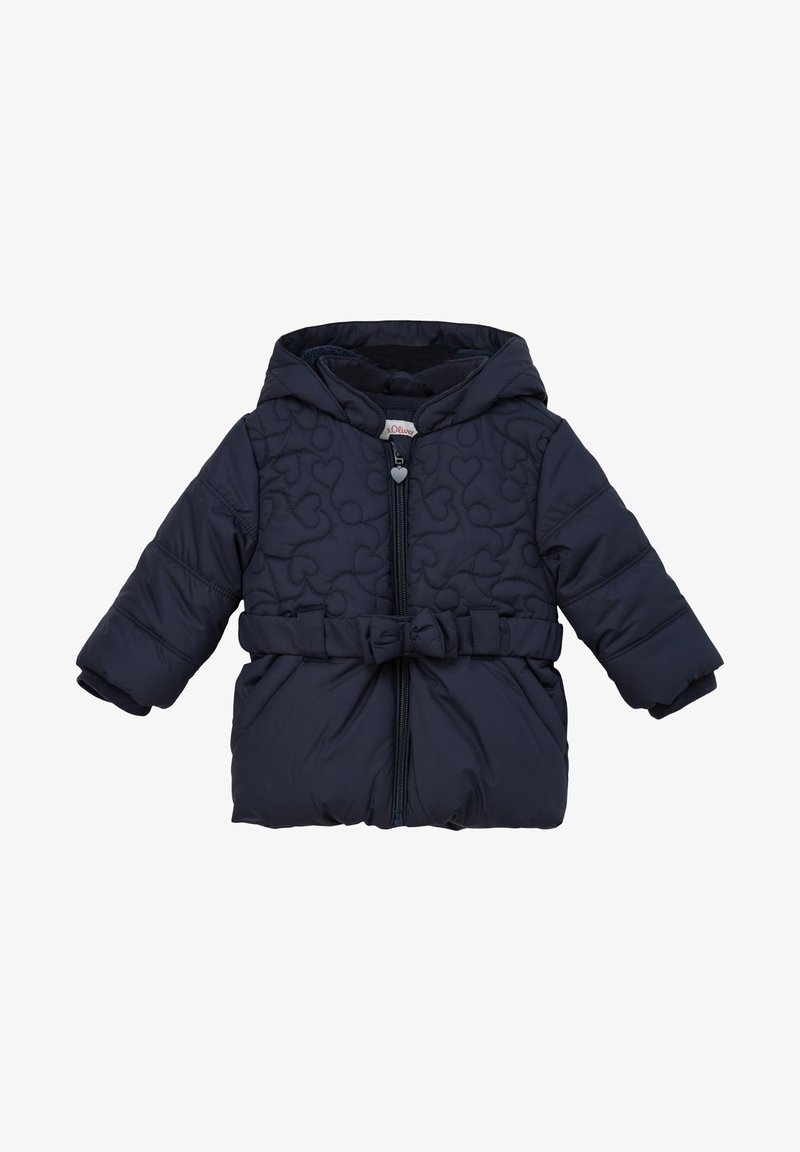 s.Oliver MIT VERSPIELTER - Vinterkappa /-rock - dark blue