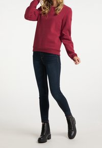 Schmuddelwedda Sudadera - dark red