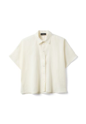 PIOMBO, REGULAR-FIT SHIRT - Blusa - cream white
