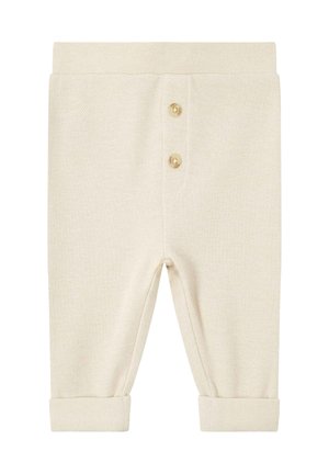 Steiff, STRICKHOSE WOOF & FLUFF, SOFTBUND - Tracksuit bottoms - whitecap gray melange