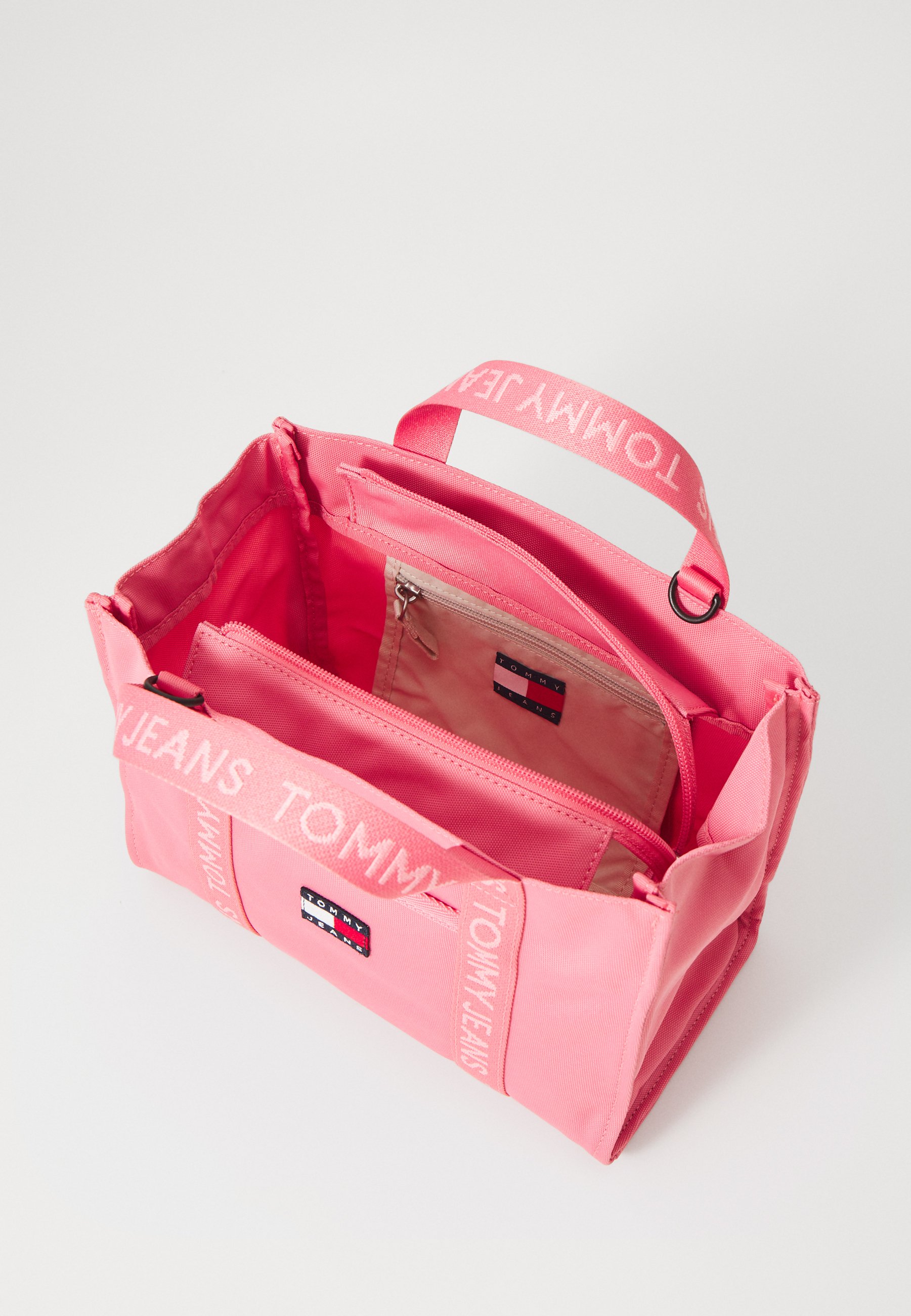 Tommy Jeans DAILY MINI TOTE - Borsa a mano - preppy pink/fuxia