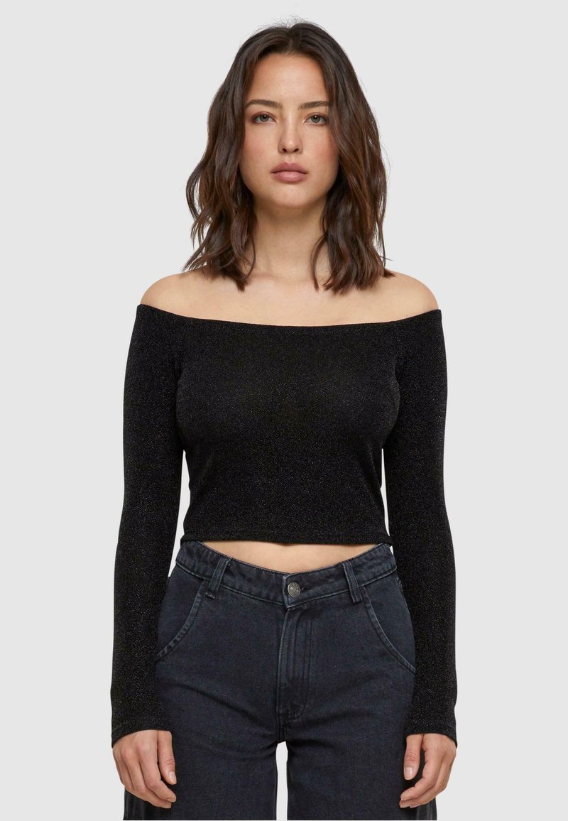 Urban Classics Women's Rib Turtelneck Long Sleeve T-Shirt