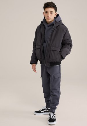 WE Fashion RIDGE - Trainingsbroek - dark grey
