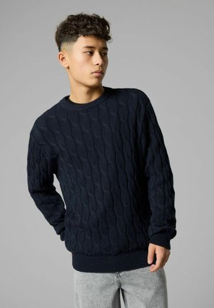 LMTD, KNITTED PULLOVER REGULAR FIT - Pullover - navy blazer