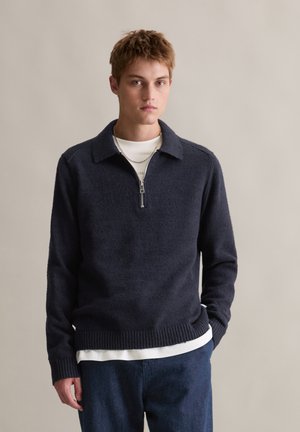 BOUCLÉ STRICK  - Poloshirt - blue depths