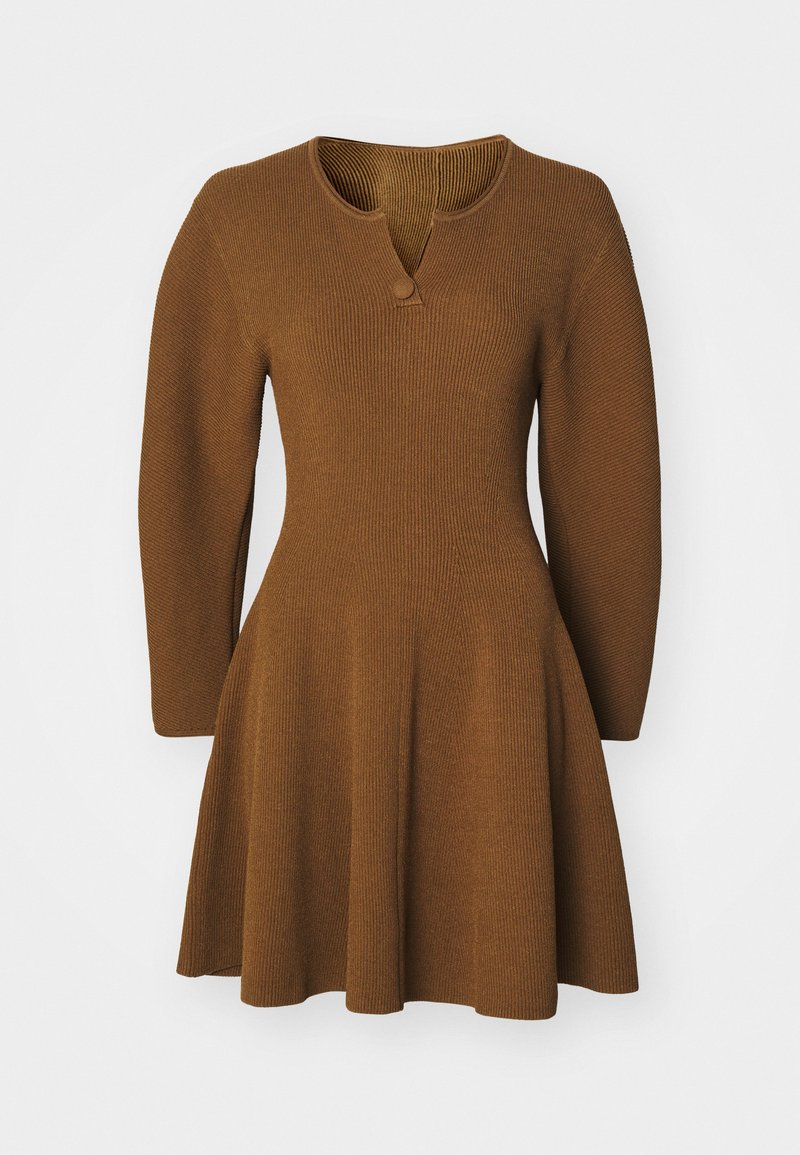 By Malene Birger Gebreide jurk bruin By Malene Birger Gebreide jurk bruin