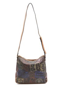 ALV by Alviero Martini BIG LOGO - Taška s příčným popruhem - moka