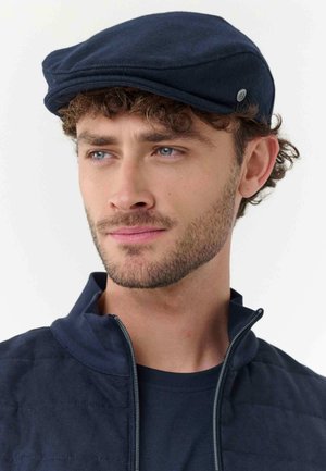 bugatti, LINED CRUSHABLE BUCKET HAT - Beanie - navy