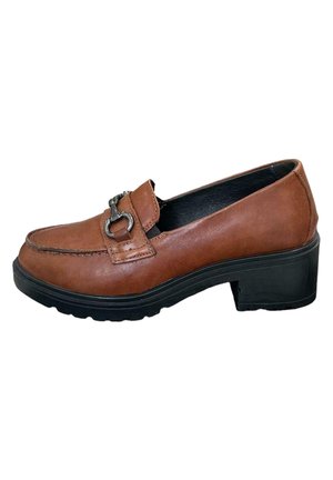 Scarpe senza lacci - cognac