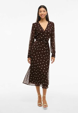 VIFALIA MIDI  - Vardagsklänning - coffee bean