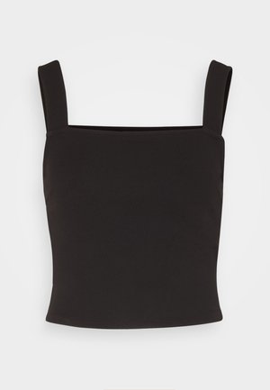Pieces PCKARSON CROPPED - Felső - black