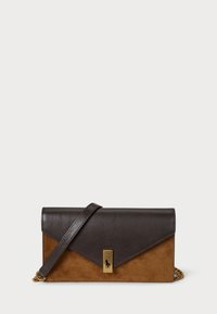 POLO ID LEATHER SUEDE CHAIN WALLET & BAG - Alkalmi kézitáska - maple/tobacco