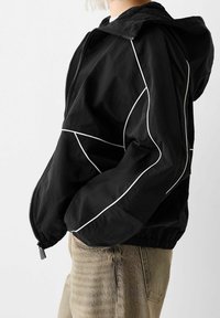 Bershka Giacca da mezza stagione - black