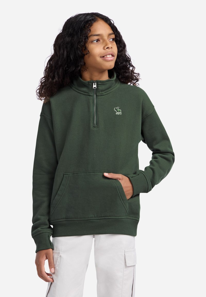 Abercrombie & Fitch ESSENTIAL - Sweatshirt - thyme