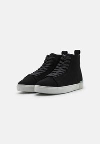 Calvin Klein TOP LACE UP  - Sapatilhas de cano alto - black