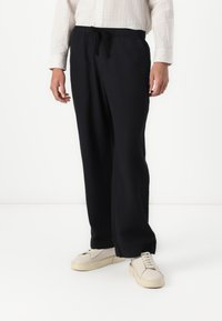 Abercrombie & Fitch - BAGGY PULL ON - Trousers - black Thumbnail Image 1