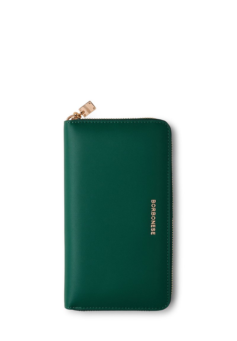 Borbonese LETTERING LARGE - ZIPAROUND - Wallet - forest