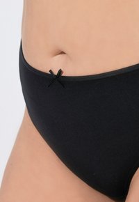 Ulla Popken 3 PACK  - String - black