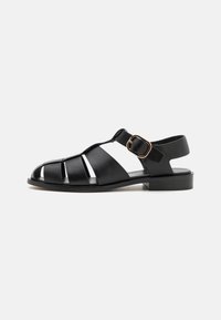 Zign Studio - LEATHER - Riemensandalette - black Thumbnail-Bild 1