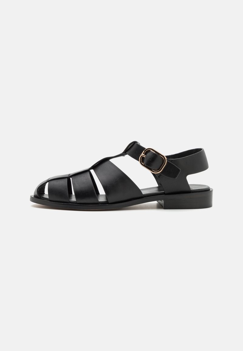 Zign Studio - LEATHER - Riemensandalette - black, Vergrößern