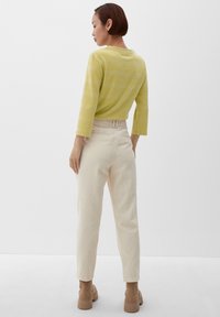 s.Oliver STRUKTUR - Longsleeve - gelb