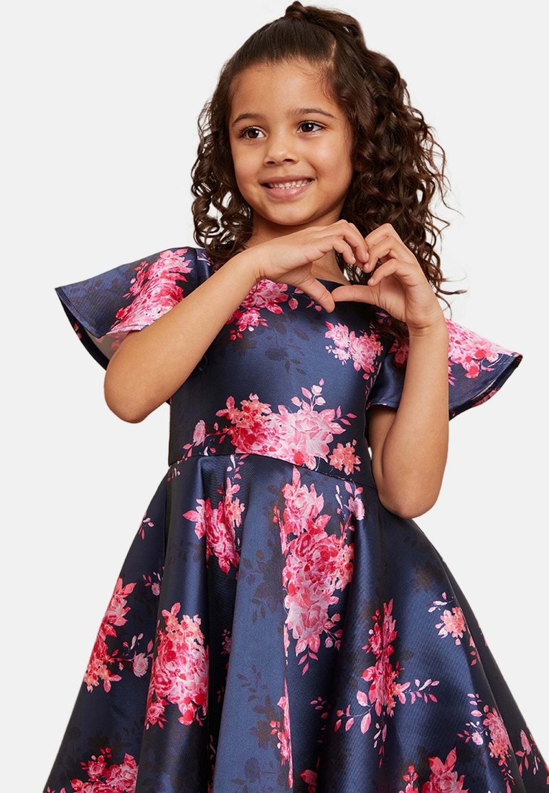 Kinder Freizeitkleider | Chi Chi Girls FLUTTER SLEEVE Cocktailkleid/festliches Kleid dark blue/dunkelblau - GS23945 Kinder Freizeitkleider | Chi Chi Girls FLUTTER SLEEVE Cocktailkleid/festliches Kleid dark blue/dunkelblau - GS23945