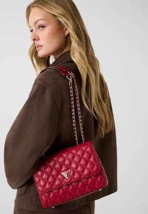 Guess, GIULLY II 2 COMP CNVRTBLE FLAP - Torba preko tijela - dunkelrot