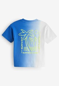 Next BACK SHORT SLEEVE - Triko s potiskem - blue white