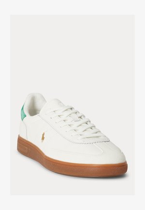 Polo Ralph Lauren, BEDFORD LEATHER-SUEDE SNEAKER - Sneakers - deckwash white/erin green