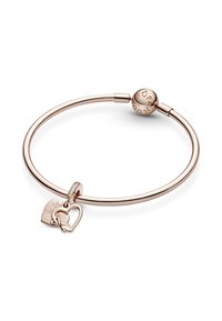 Pandora LOVE YOU INFINITY HEART DANGLE  - Talizman - rose gold plated