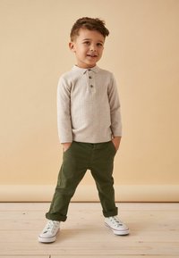 Next CABLE- REGULAR FIT - Langærmet T-shirt - ecru