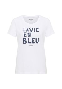 Mustang Print T-shirt - weiß