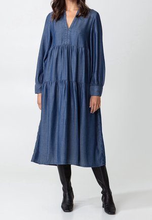 Indiska Jeanskleid - dark blue