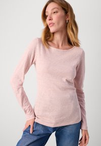 Marc O'Polo LONG SLEEVE BOAT NECK - Tops ar garām piedurknēm - dusty rose