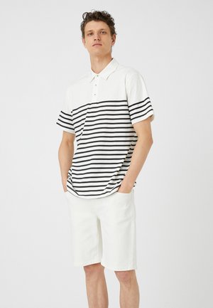 BUTTONED - Poloshirt - black