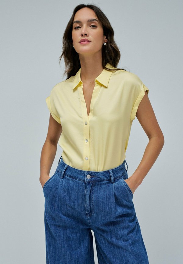 REGULAR - Hemdbluse - gelb