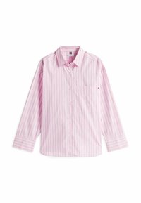 Skjorta - textured thin stp pink