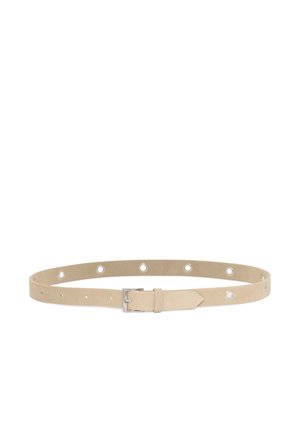 Soaked in Luxury, SLCALILJE EYELETS SUEDE BELT - Ceinture - white pepper