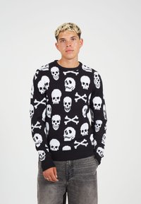 Brave Soul Maglione - jet black/optic white