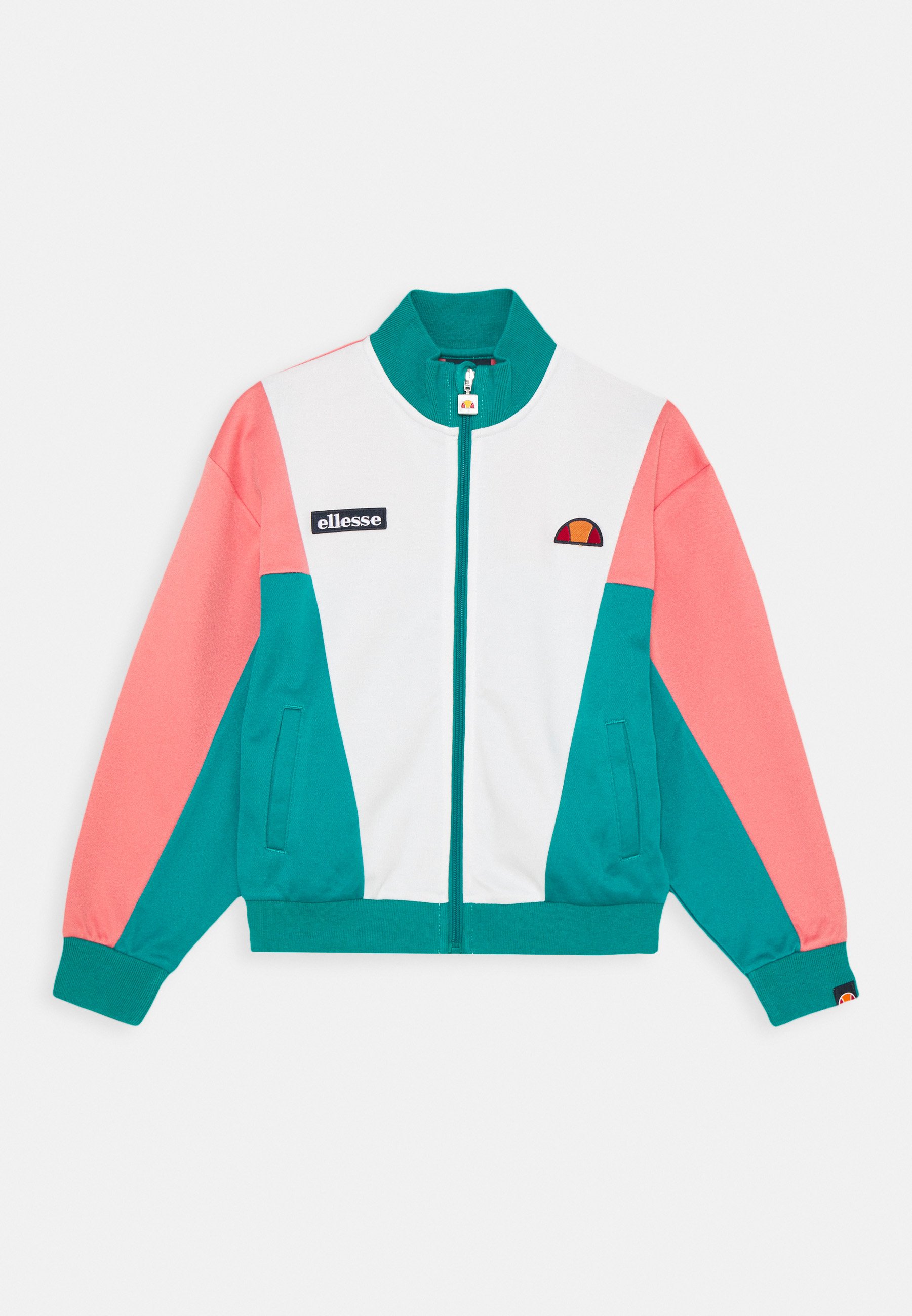 Ellesse FELICITI - Sudadera con cremallera - teal/pink/rosa - Zalando.es
