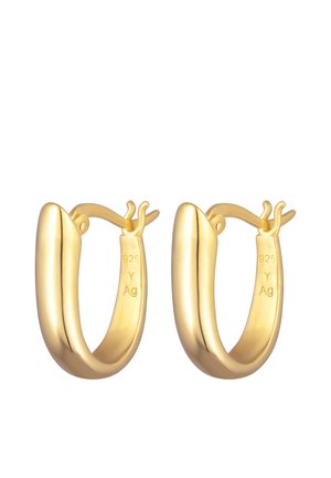 OVAL CLASSIC HOOPS - Earrings - gold-coloured