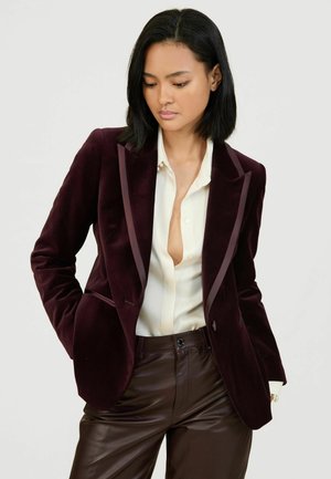 REGULAR FIT  - Blazer - burgundy
