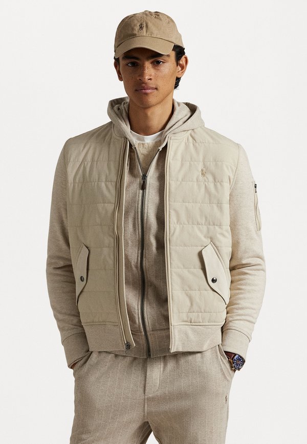 HYBRID BOMBER JACKET - Bomber Jacket - beige