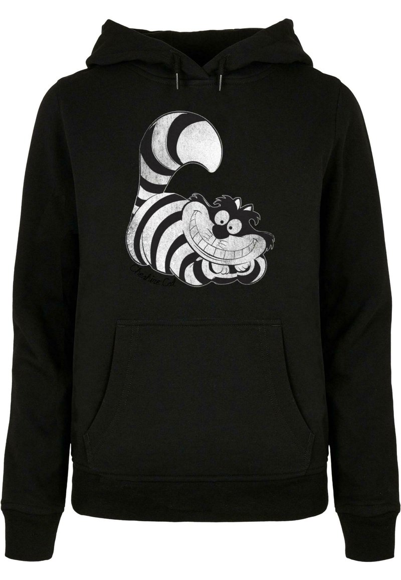 Sweat-shirt Unisexe Alice Au Pays Des Merveilles Chat Du Cheshire - Marque Gildan - Noir, Neuf Avec étiquettes