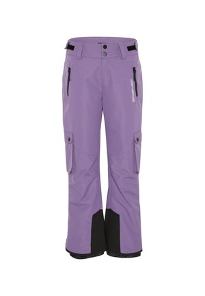 MIT MEHREREN TASCHEN - Snow pants -  grape compote